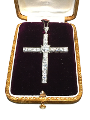 Antique Diamond Cross